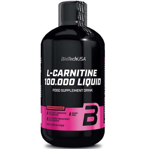 

Жироспалювачі BiotechUSA L-carnitine 100.000 Liquid 500 мл Вишня