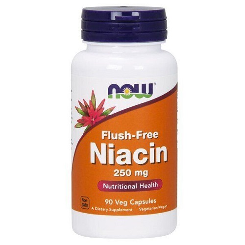 

Вітаміни В NOW Flush Free Niacin 250 mg, 90 caps