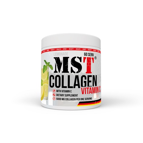 

Волосся, шкіра, нігті MST Collagen + Vitamin C, 390 гр. Лимонад