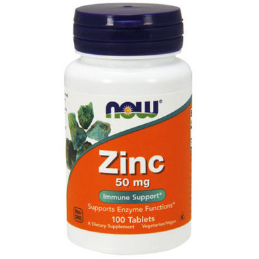 

Цинк NOW Zinc Gluconate 50mg, 100 tab