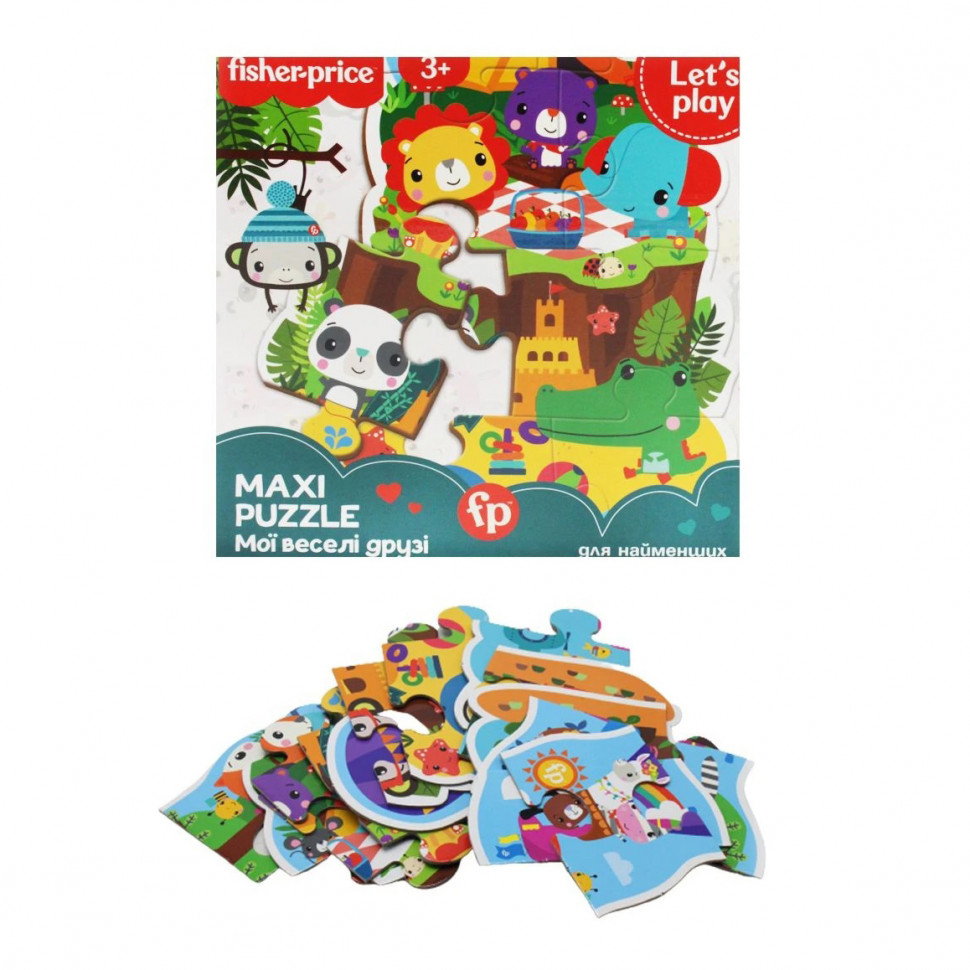 

Детские пазлы "Макси пазлы. Мои веселые друзья" VT1711-10 Vladi Toys