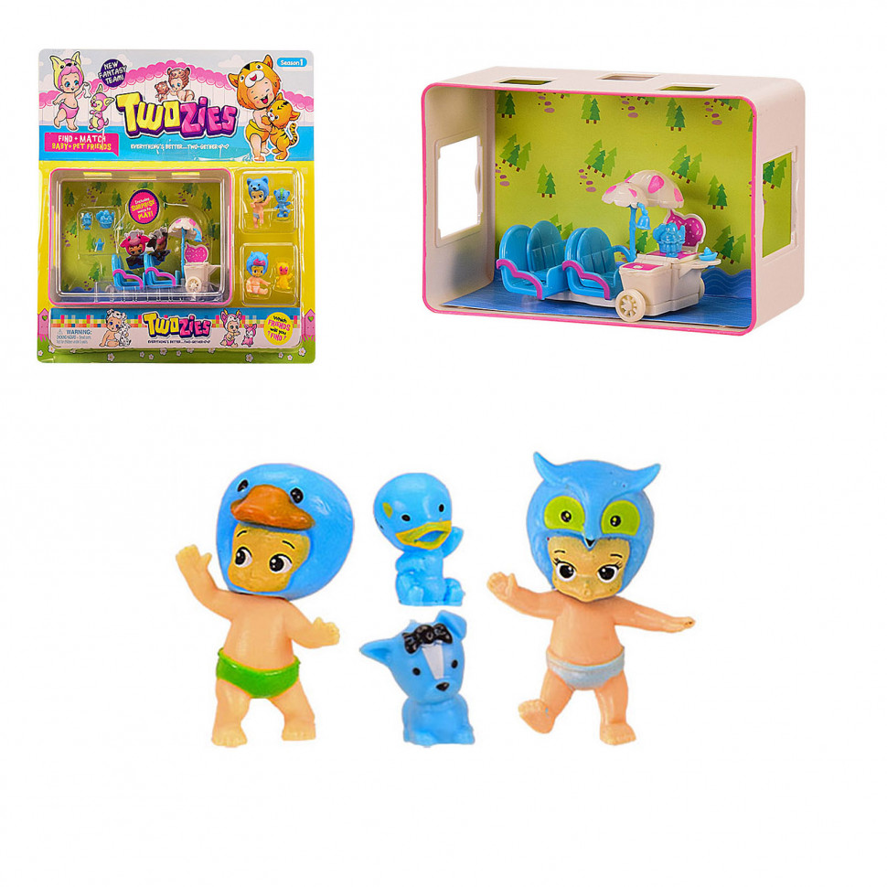 

Игровой набор 23530 "TwoZies" 4 фигурки (23530-3) METR+