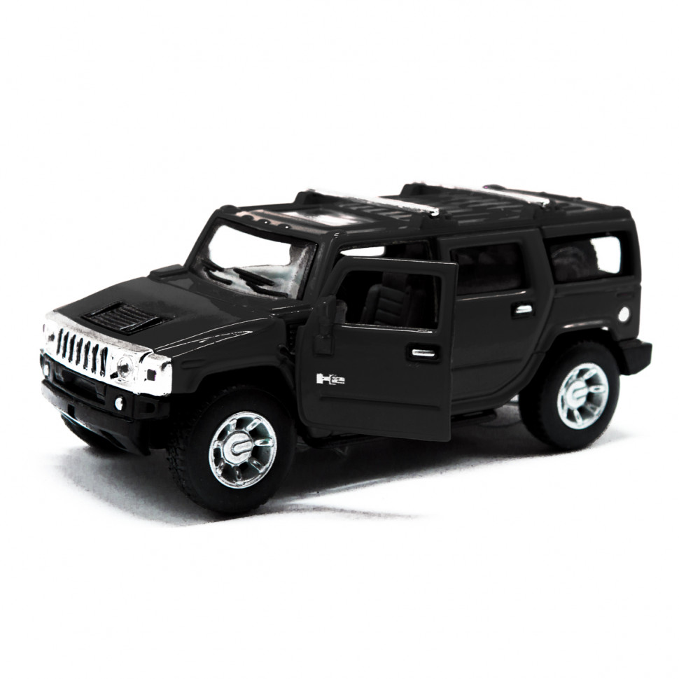 

Коллекционная игрушечная машинка HUMMER H2 SUV KT5337W инерционная (Черный) Kinsmart