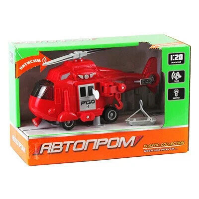 

Игрушка Вертолет 7678 Городские службы (Красный) АвтоПром