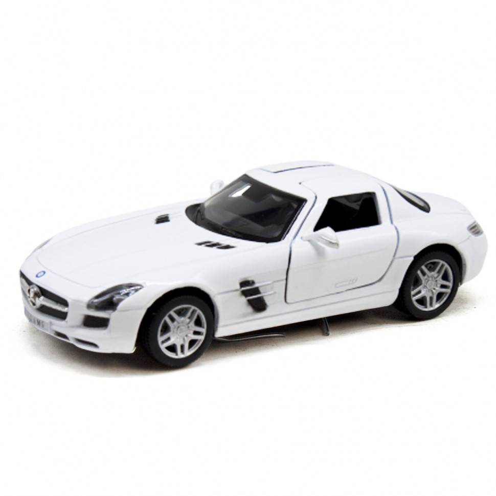 

Машинка металлическая KT5349W Mercedes-Benz SLS AMG (Белый) Kinsmart
