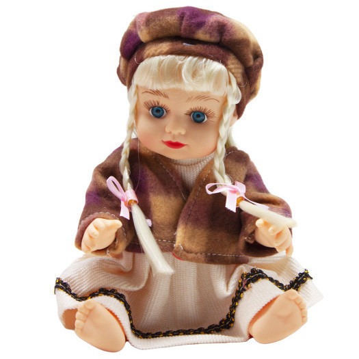 

Кукла музыкальная "Алина" 5066/69/75/76/9006 27 см (Коричневая шапочка) Bambi