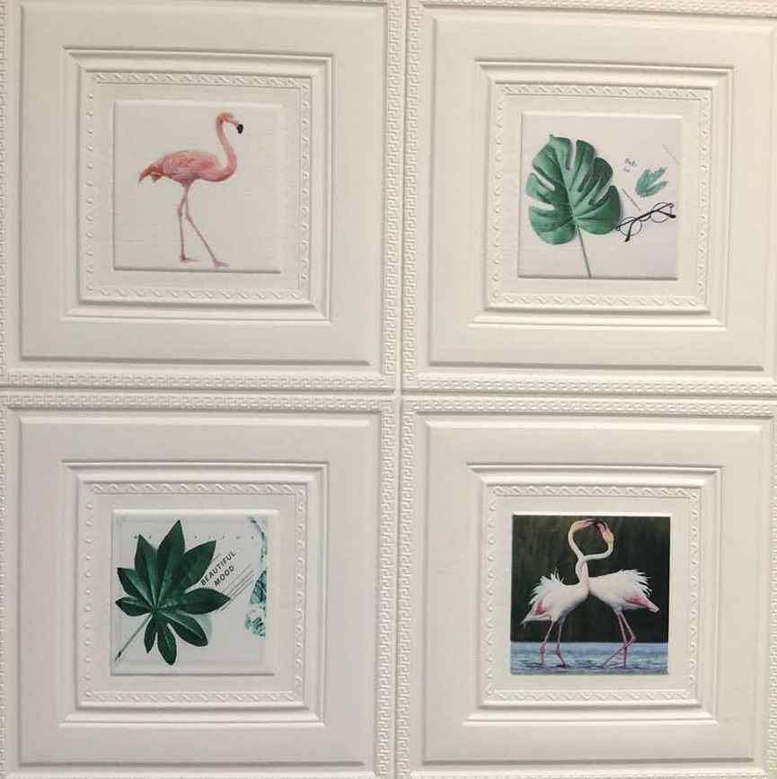 

Самоклеящаяся 3D панель-картина Sticker Wall 700x770x5 мм. Шумоизоляционные Гипоалергенные Сертифицированные Белая 6 001