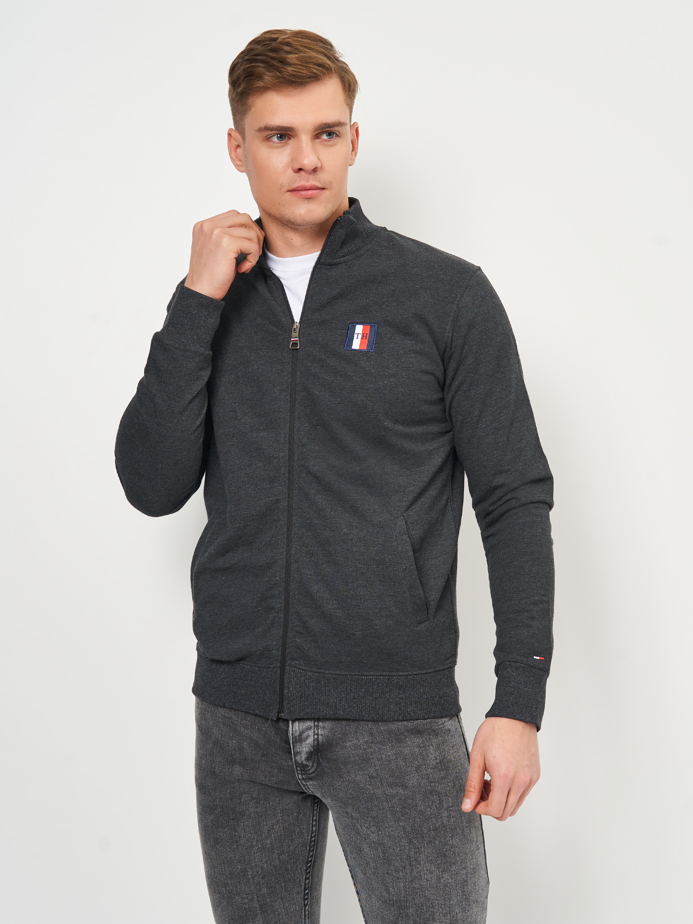 

Толстовка Tommy Hilfiger 10765.1 XXL (52) Темно-серая