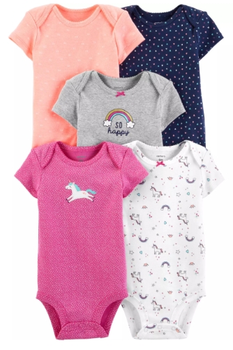 

Бодик на девочку короткий рукав Carters 7167 Carter's 24 мес Серый 37327