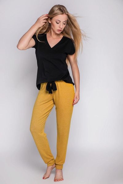 

Пижама футболка и брюки Sensis Sophie Mustard S/M горчичная S202012