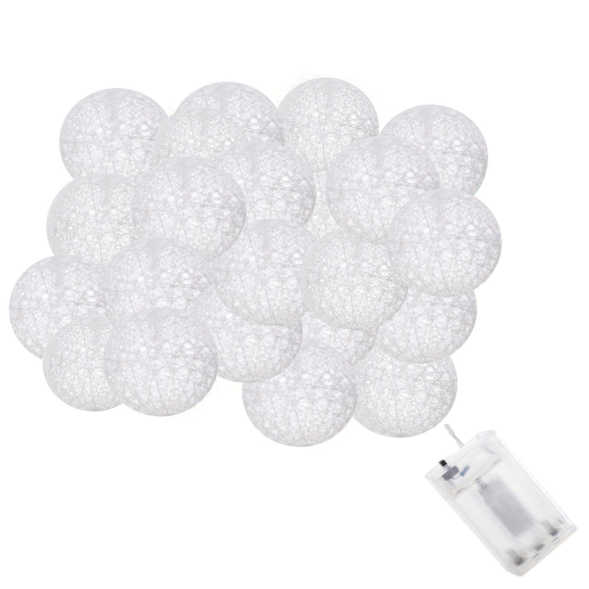 

Гирлянда на батарейках Springos Cotton Balls 6 м 30 LED CL0049 Warm White