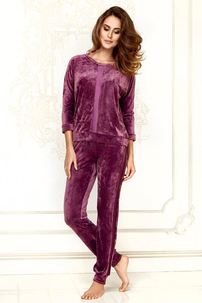 

Костюм из велюра Anabel Arto  амарант 6216, Костюм из велюра Anabel Arto XL амарант 6216