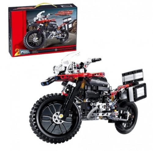 

Детский конструктор JiSi Bricks 3369 В Мотоцикл BMW R 1200 GS Adventure 603 деталей