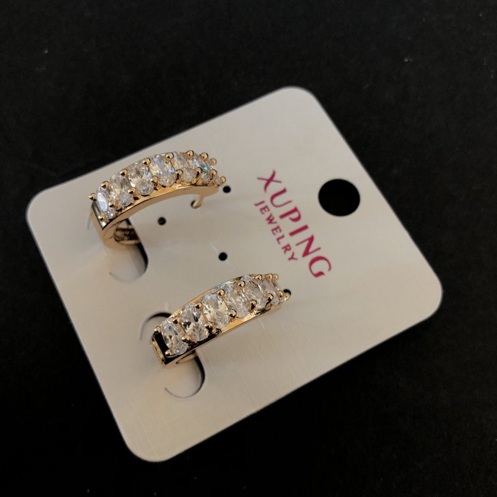 

Серьги Xuping Позолота 18К 20х6мм +-, ida25198