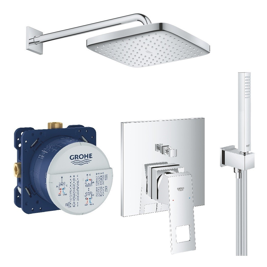 

Душевая система скрытого монтажа GROHE Tempesta Cube 250 (26415SC3)