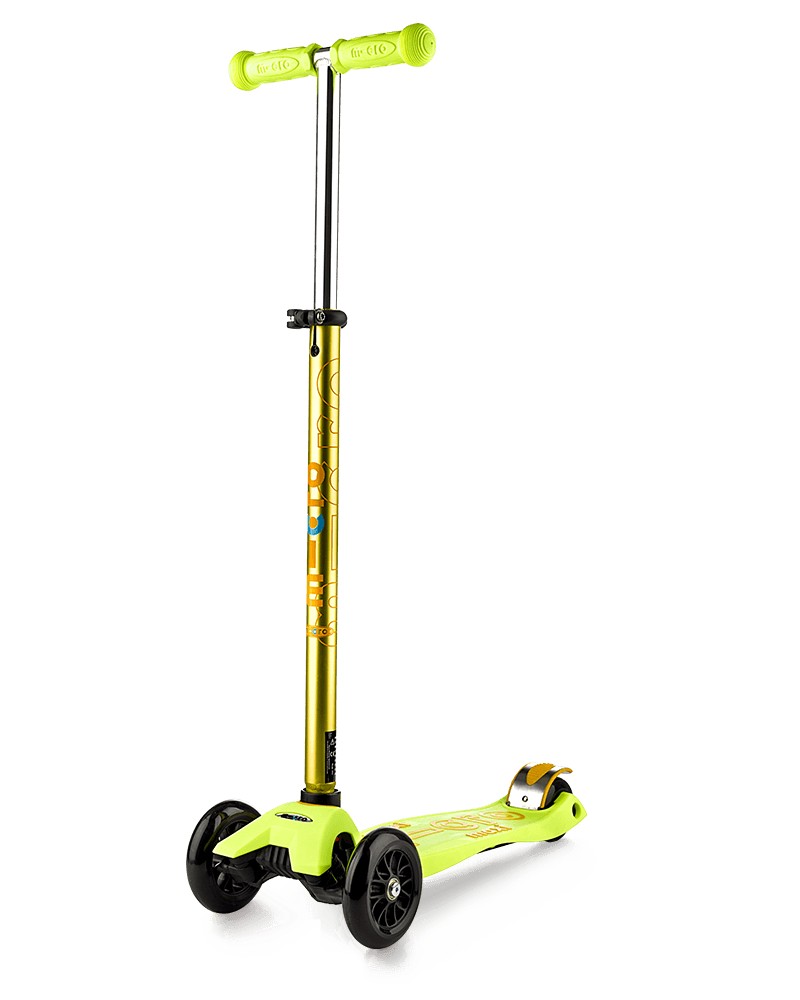 

Трехколесный самокат Maxi Micro Deluxe Yellow желтый (не светящиеся колеса)