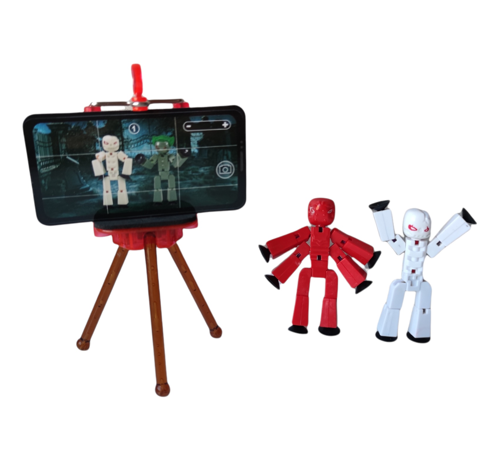 

Набор фигурок для анимационного творчества StikBot со штативом для съёмки (серия Монстры) JM-02E