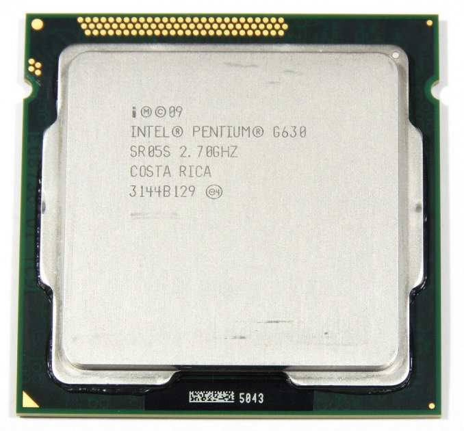 

Процессор Intel Pentium G630 Б/У 3052