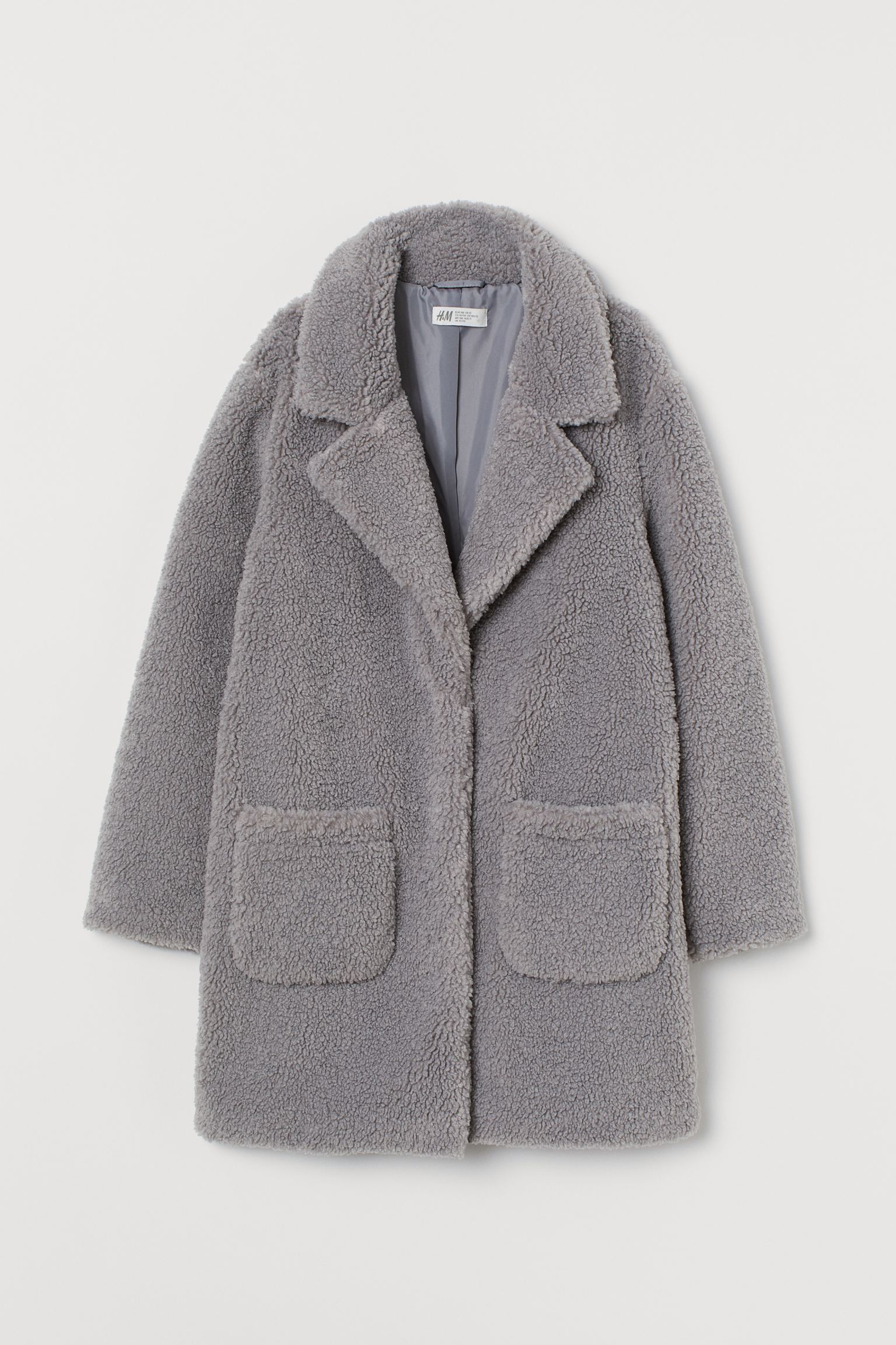 

Пальто H&M 158см серый 19109321052