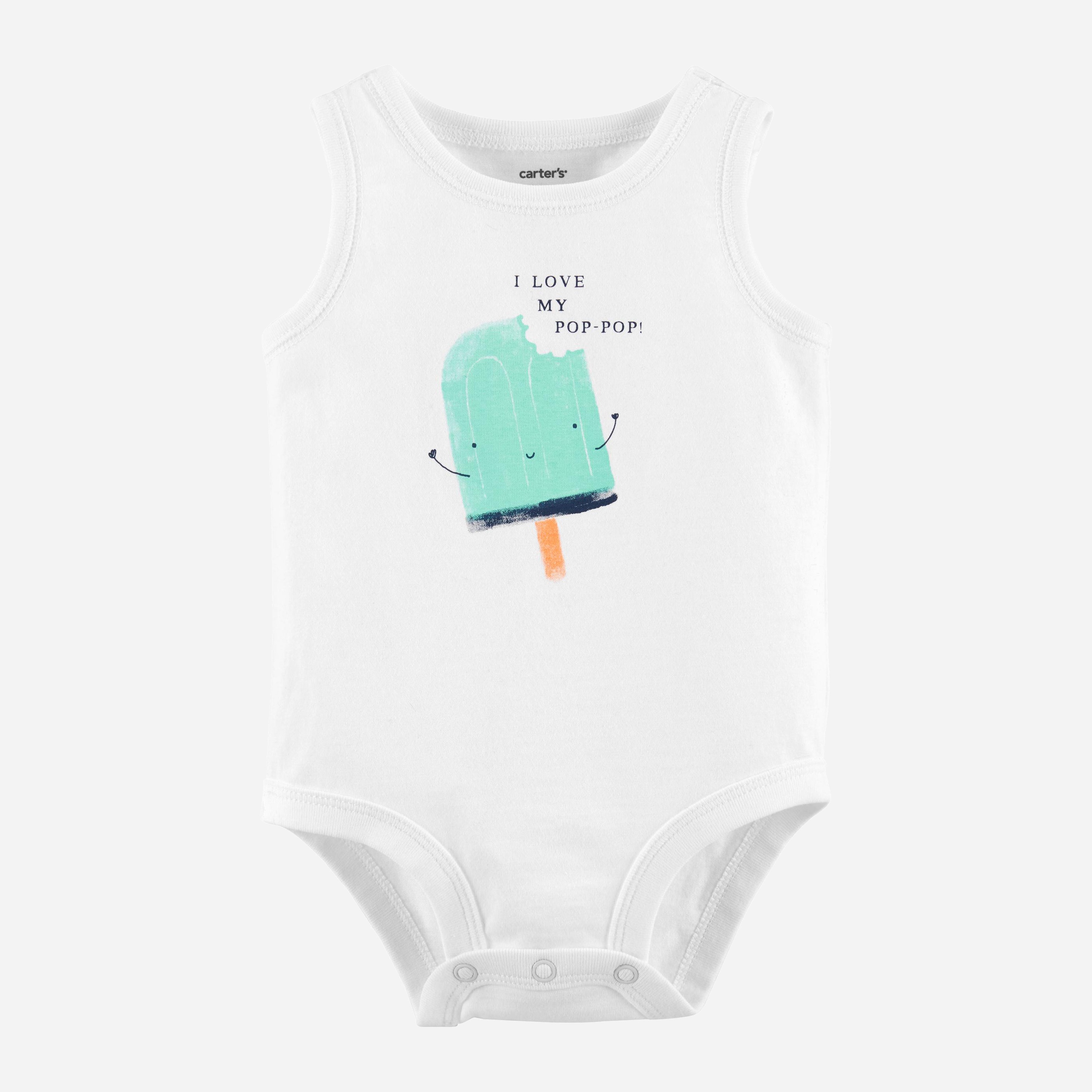 

Боди-майка Carters 1L716610 46-55 см Белая