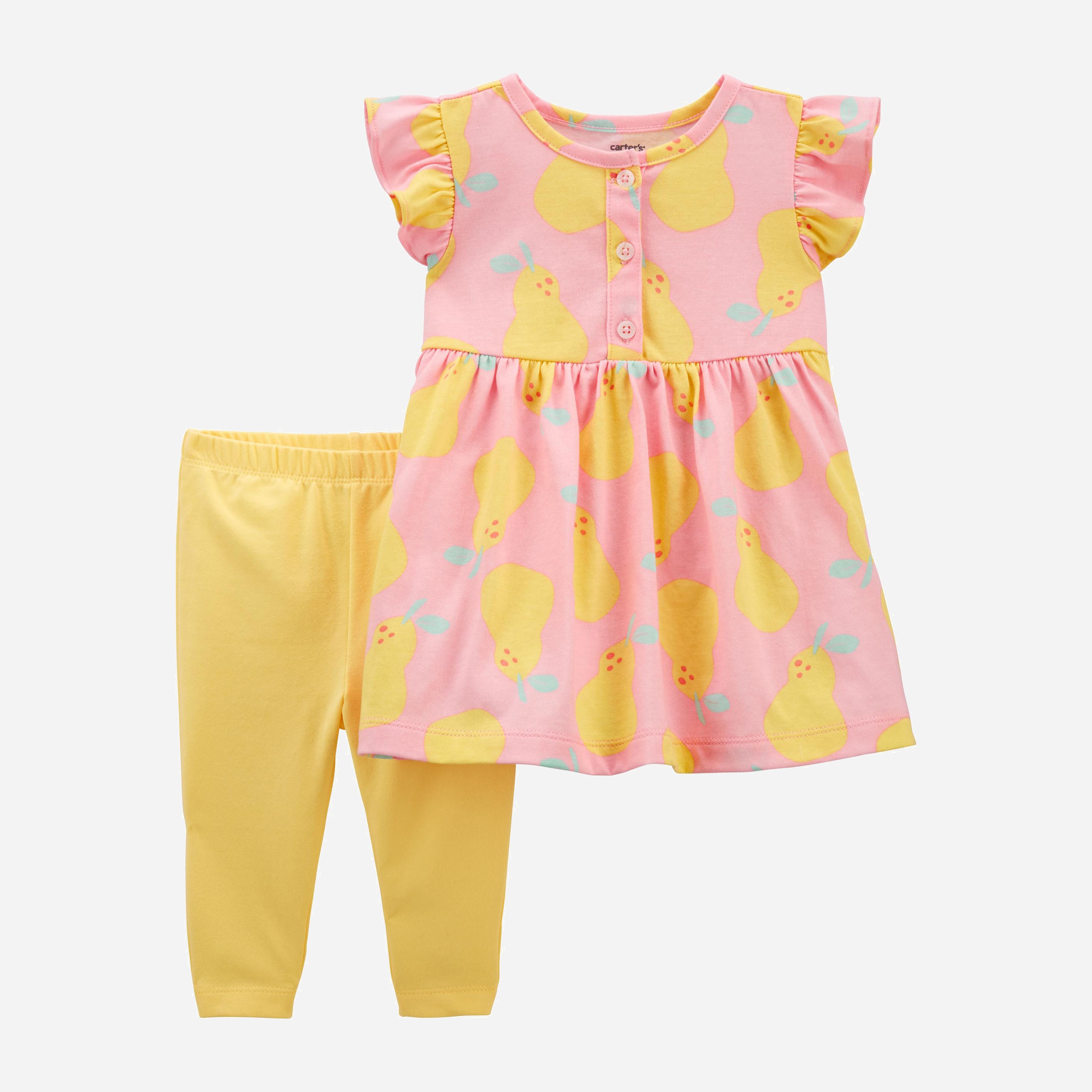 

Комплект (платье + лосины) Carters 1K469210 76-81 см Multicolor