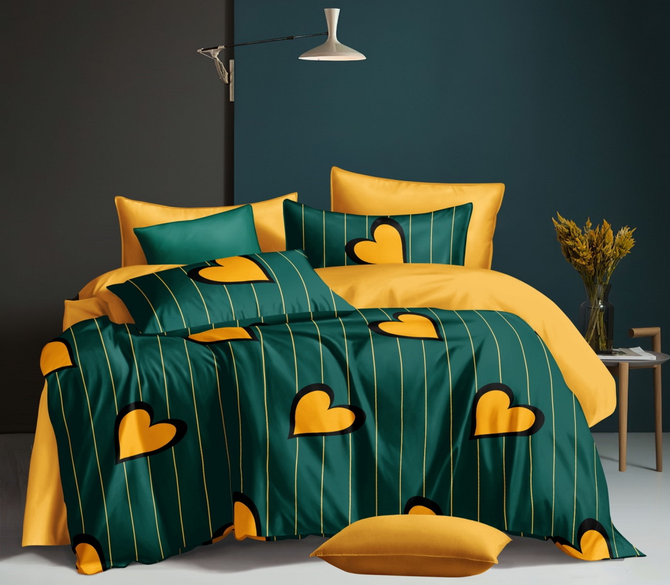 

Комплект постельного белья MirSon 22-1191 Brussels Евро италия, сатин