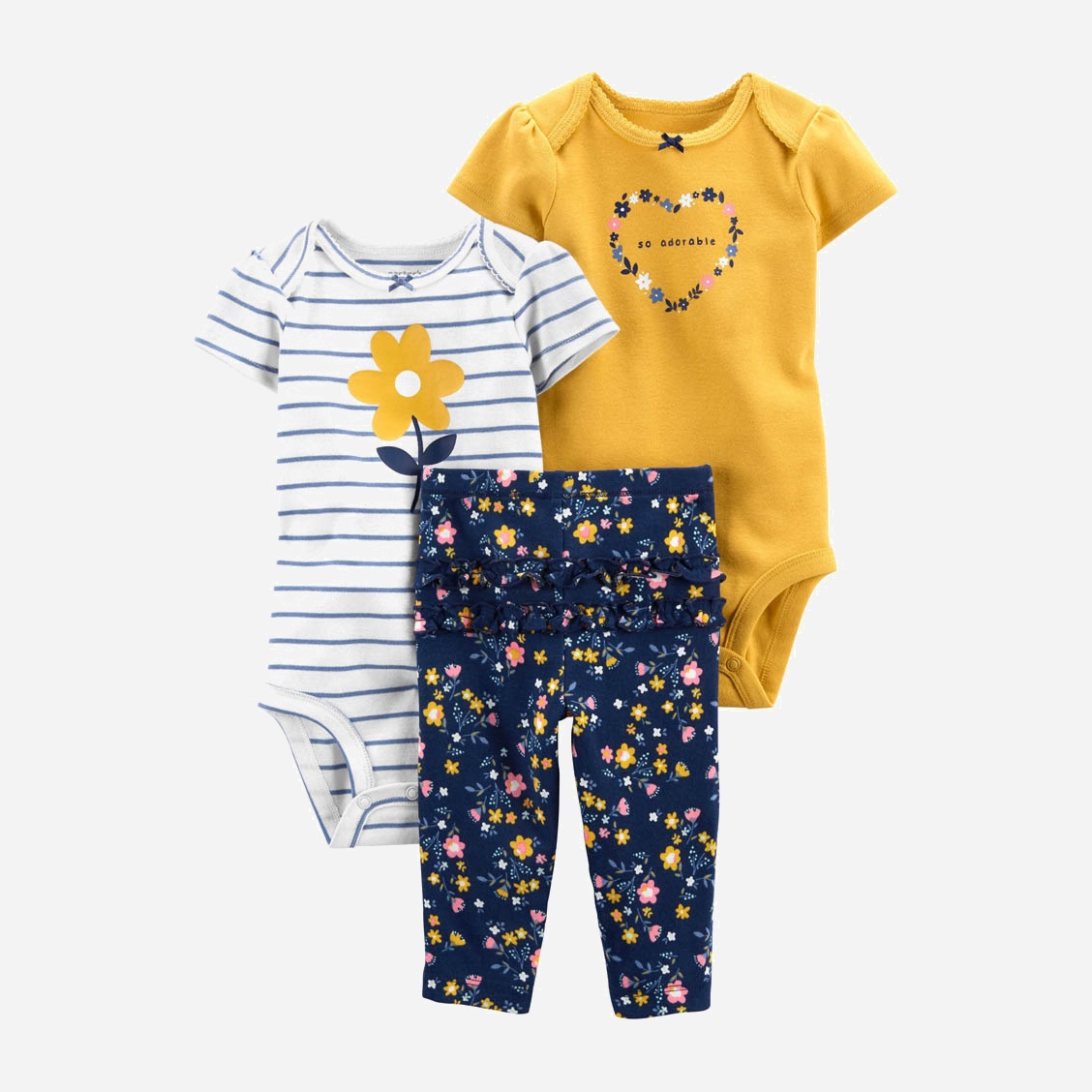 

Комплект (боди 2 шт + штанишки) Carters 1L763010 76-81 см Multicolor