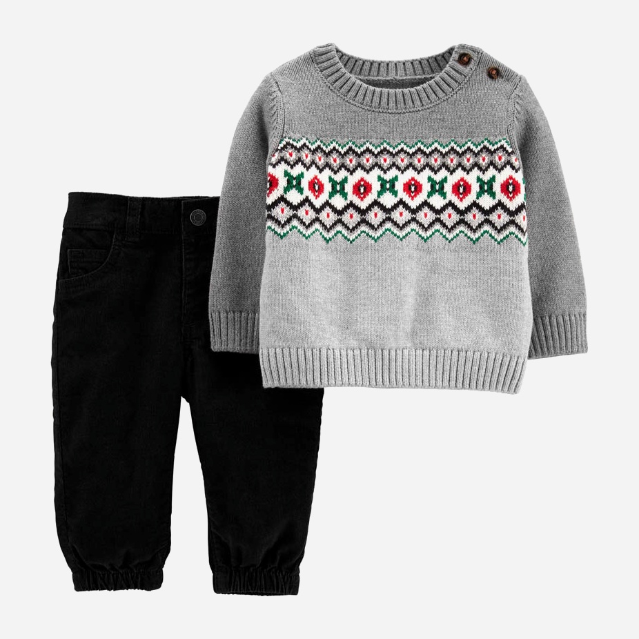 

Комплект (джемпер + джинсы) Carters 1M016310 72-76 см Multicolor