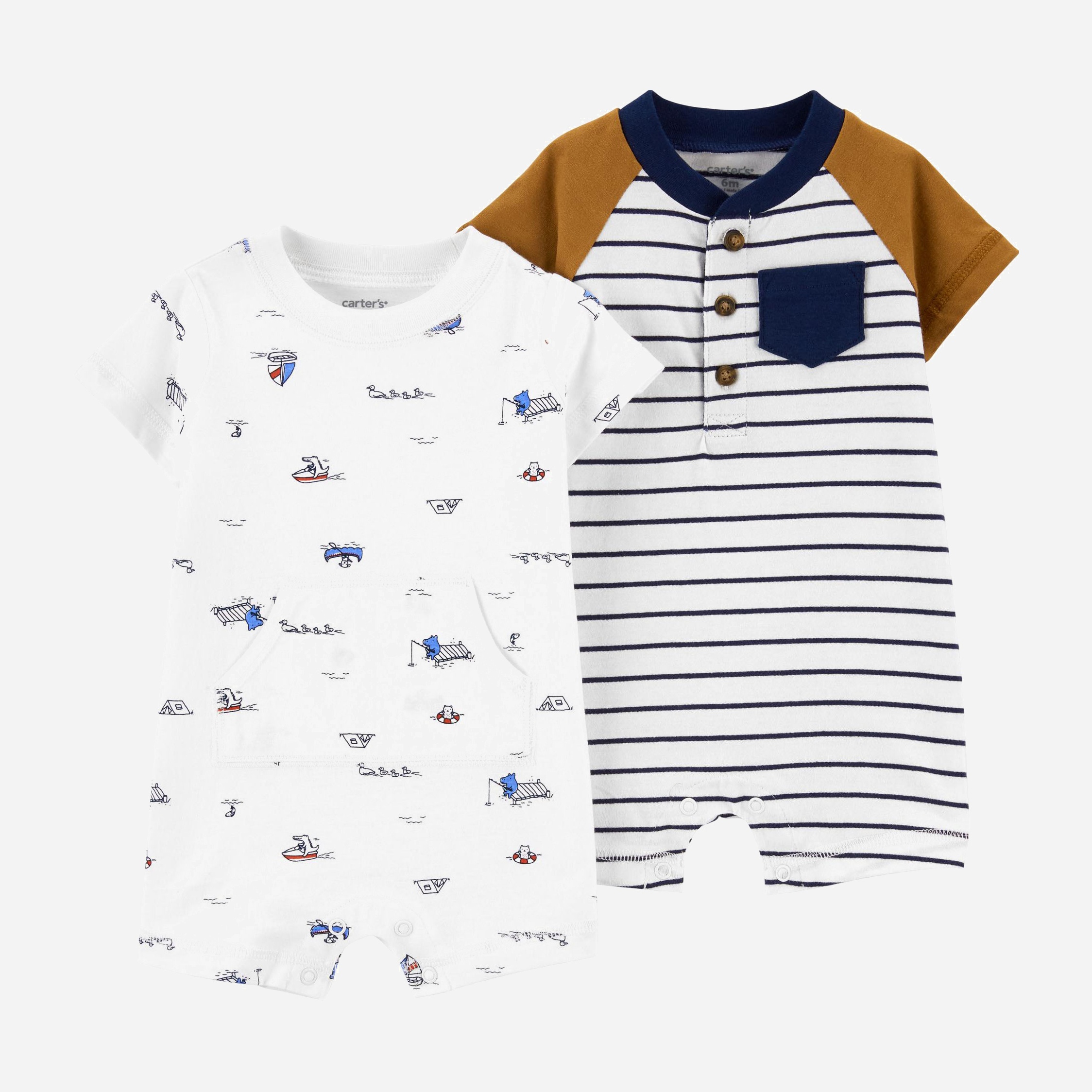 

Песочник Carters 1K662310 76-81 см 2 шт Multicolor