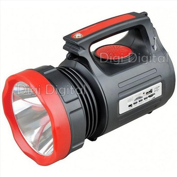 

Мощный Светодиодный Фонарь LUXURY YJ-2890(SY) с Радио приемником usb sd карта Power Вank