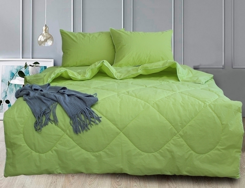 

Комплект постельного белья TAG tekstil 2-спальный Светло-зеленый