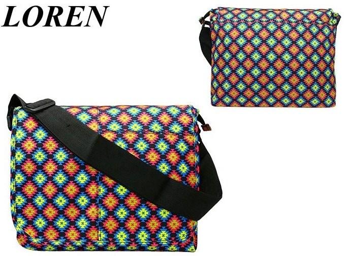 

Мессенджер-сумка Loren 42х32х8 см Разноцветный