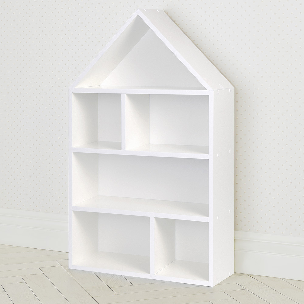 

Домик-стеллаж, полка для игрушек и книг PLK-L-1 White