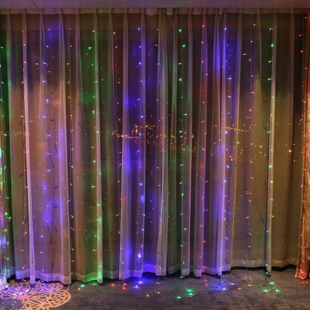 

Гирлянда штора 200LED 2mx2m Garland RD-9004 Цвет ламп-Микс (М-422)