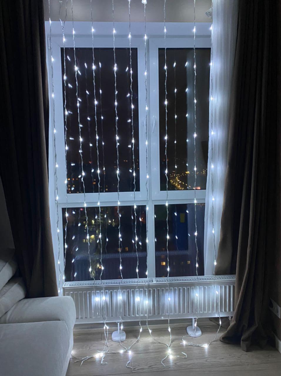 

Гирлянда наружная штора 360LED 3х2м Garland RD-202 Цвет ламп-Белый (М-383)