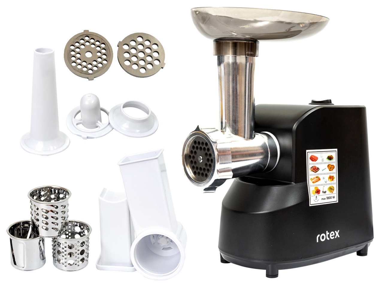 

Мясорубка ROTEX RMG180-B MultiFun