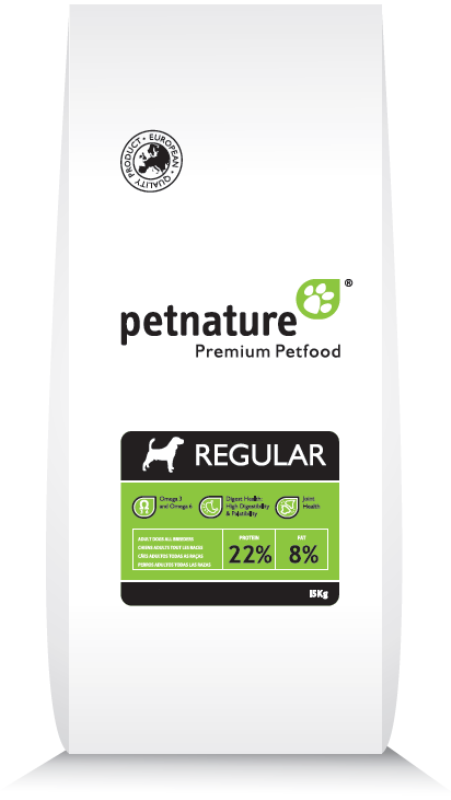 

Сухой корм PetNature Regular для взрослых собак всех пород курица 20 кг