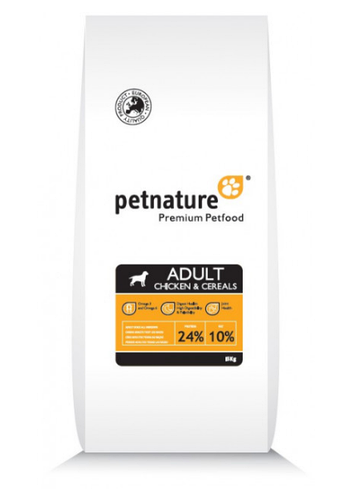 

Сухой корм PetNature Adult Chicken & Cereals для взрослых собак всех пород курица 15 кг