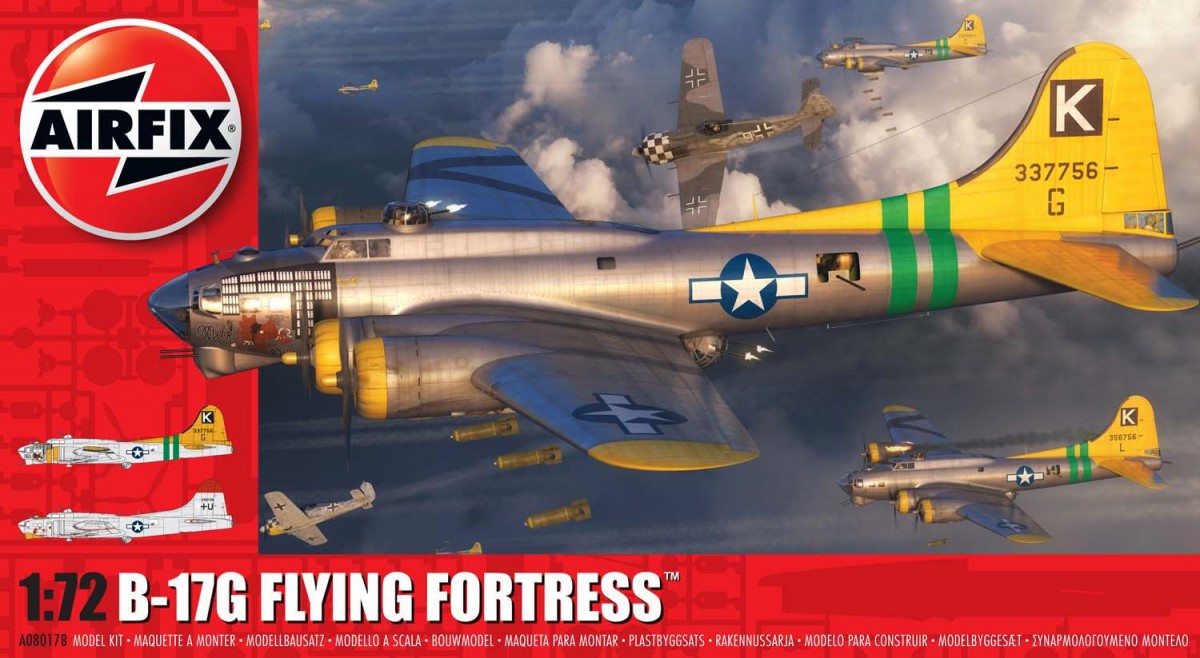 

Сборная модель Airfix Boeing B17G Flying Fortess 1/72 (08017B)
