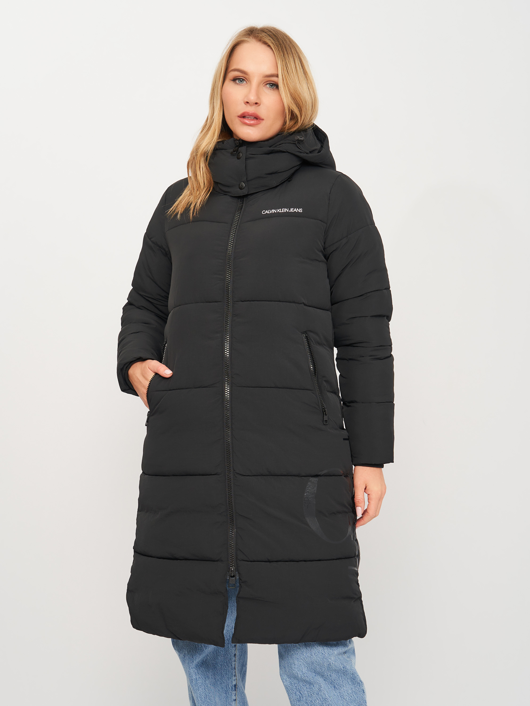 

Куртка Calvin Klein Jeans Ck Side Logo Long Puffer Jacket J20J216862-BEH  Black, Куртка Calvin Klein Jeans Ck Side Logo Long Puffer Jacket J20J216862-BEH S Black