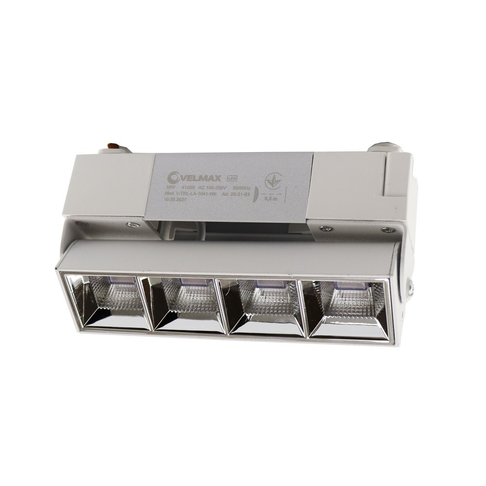

LED СВЕТИЛЬНИК VELMAX V-TRL-LA, 10W, 800LM, 4100K, 220V, БЕЛЫЙ