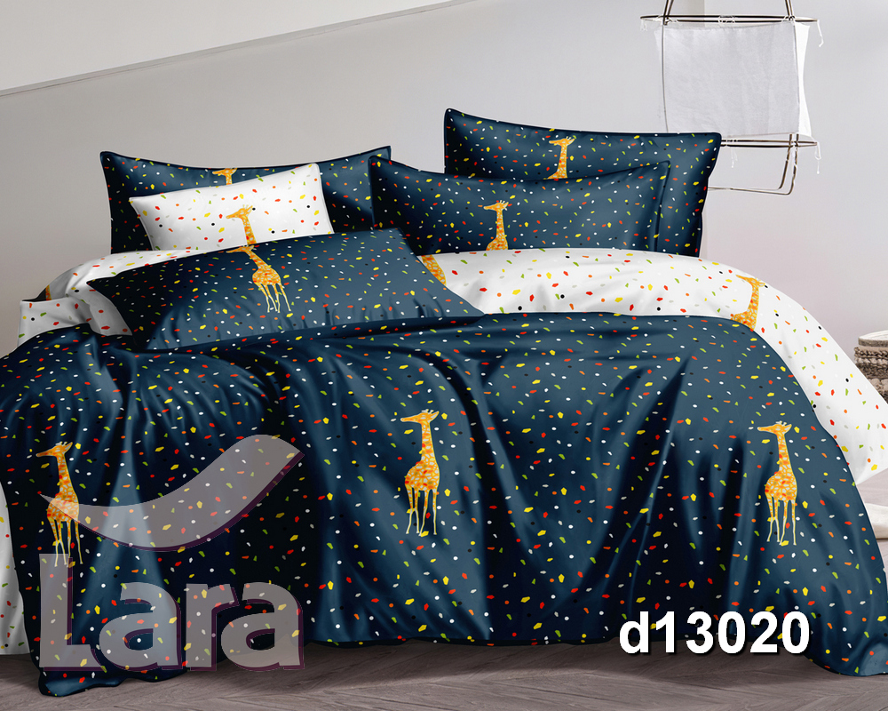 

Постельное белье LARA сатин d13020e евро
