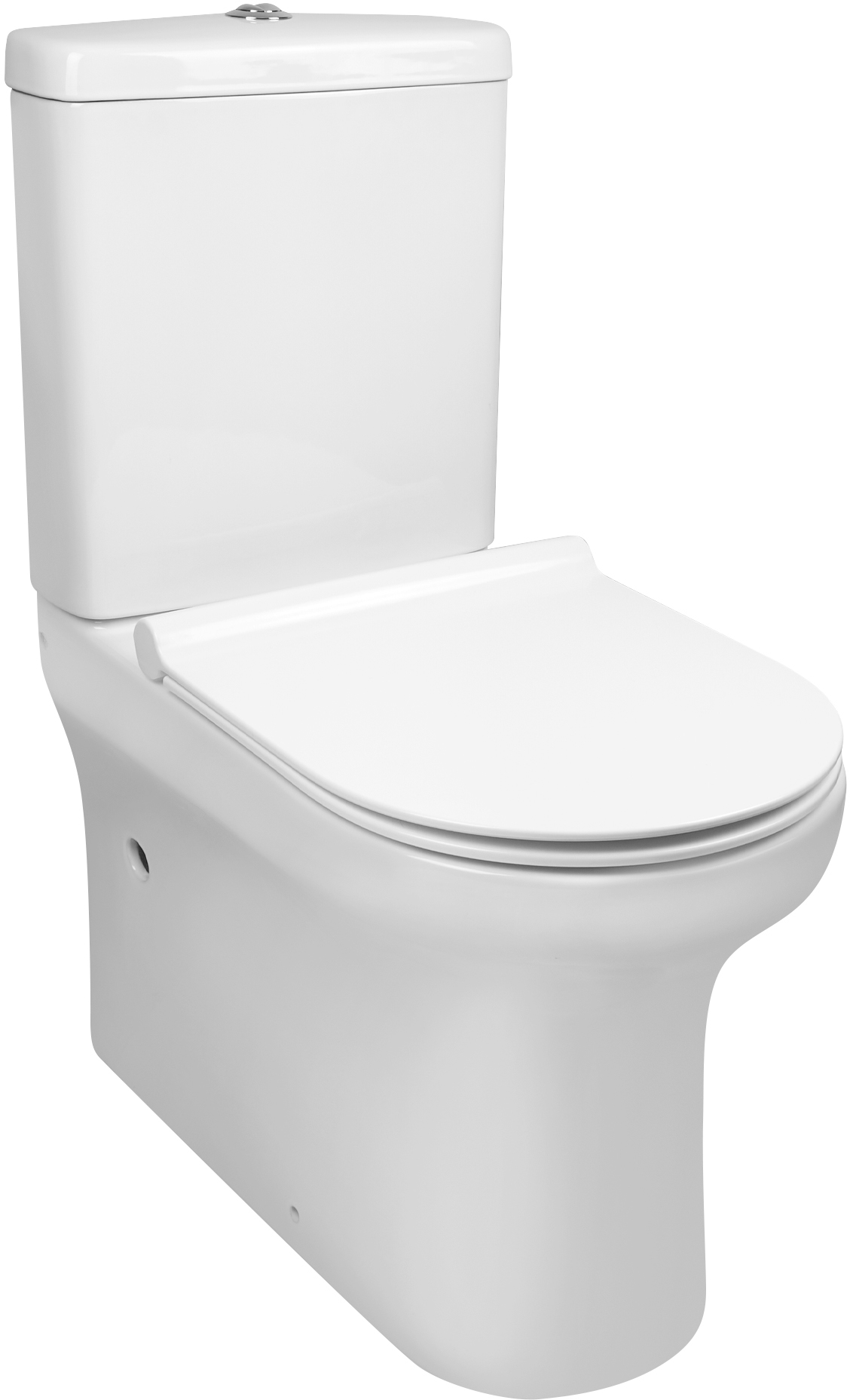 

Унитаз-компакт QTAP Aquarius Rimless с сиденьем Soft Close QT2122C665PW