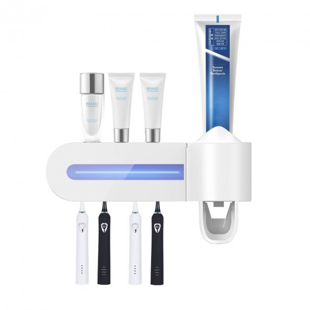 

Диспенсер для зубной пасты и щеток ZSW-YO1 TOOTHBRUSH STERILIZER (М-13513)