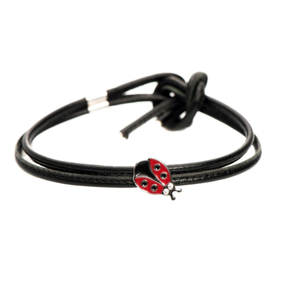 

Браслет Nomination из кожи с фианитами 2100000094547