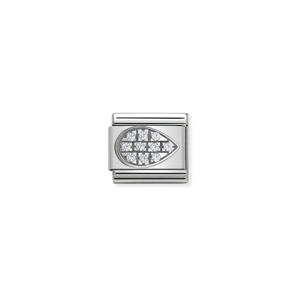 

Звено Nomination Pave Silvershine из стали 2100000261185