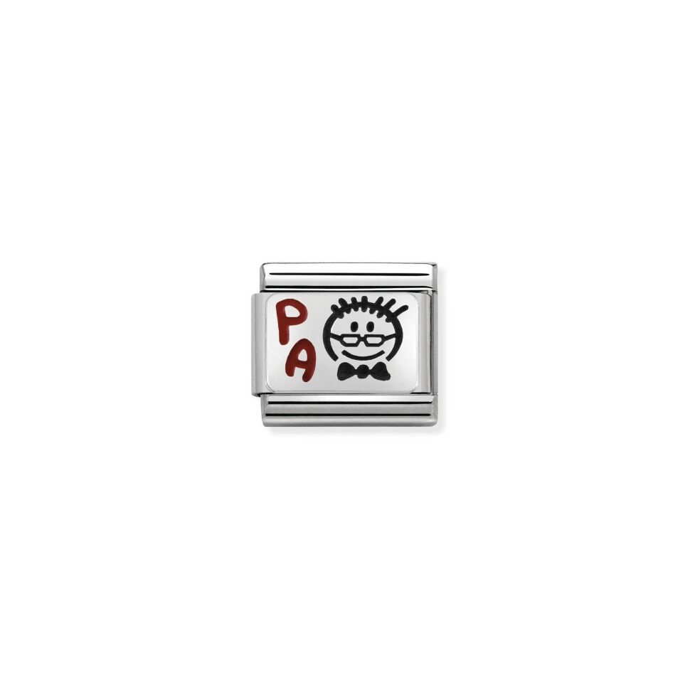

Звено Nomination My Family Silvershine из стали 2100000262045