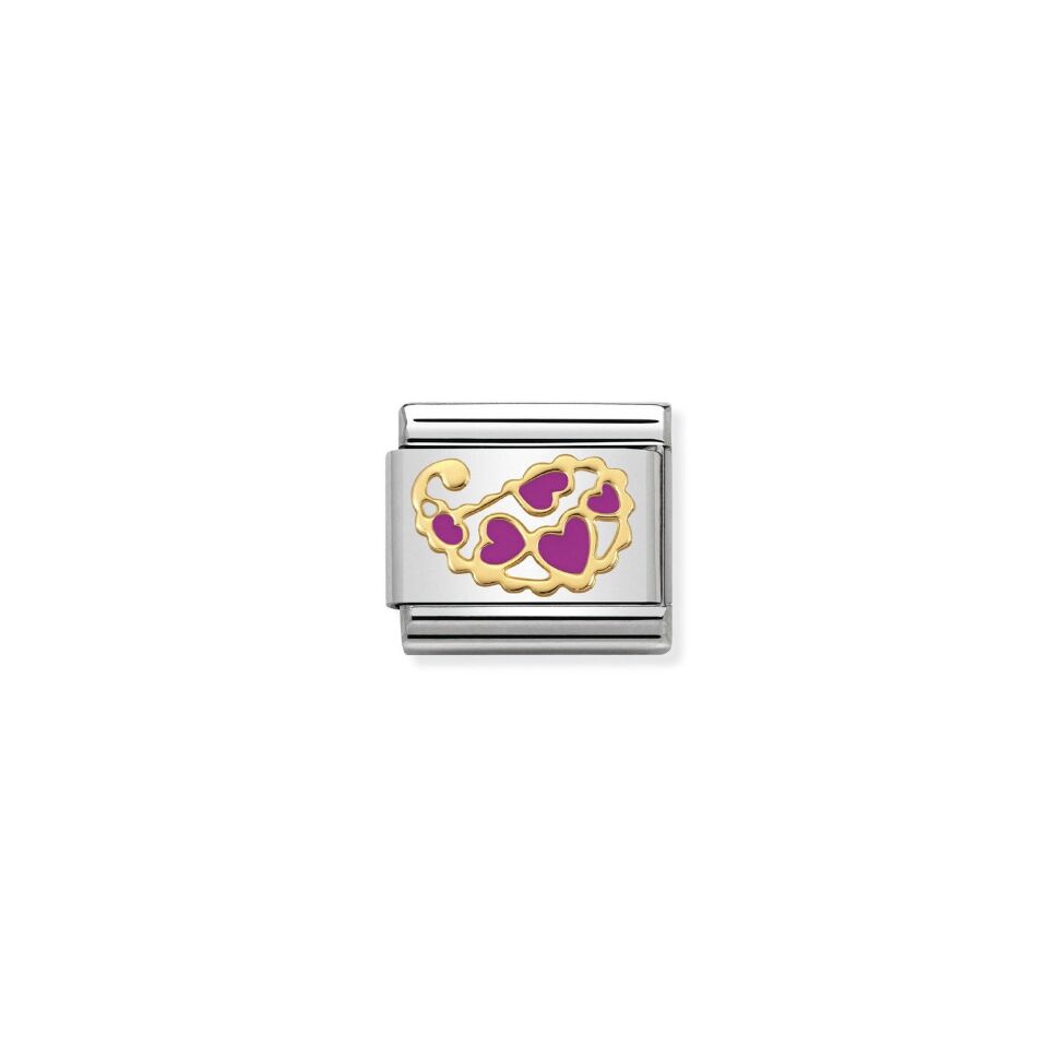 

Звено Nomination Cashmere из стали 2100000262359