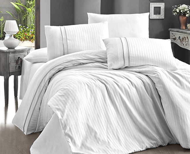 

Постельное белье First Choice DLX-S22 Stripe Style beyaz евро m015741