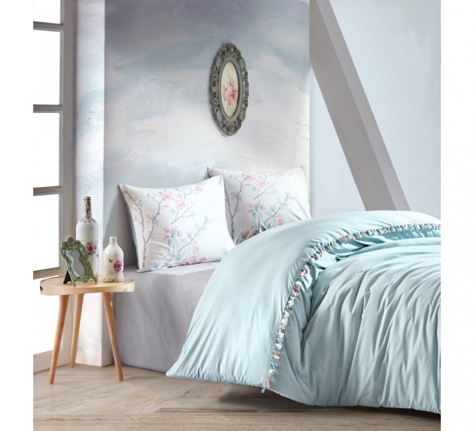 

Постельное белье ранфорс Cotton Box Candy Linda mint евро 010077622